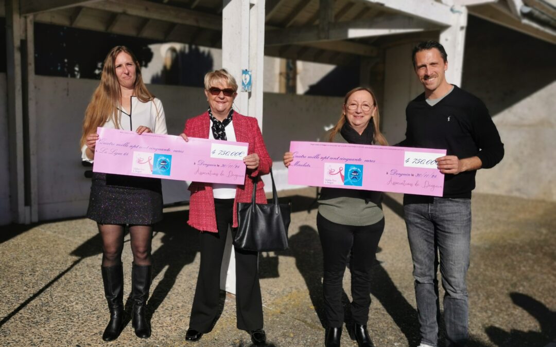 Remise des gains de la journée en soutien aux personnes atteintes du cancer